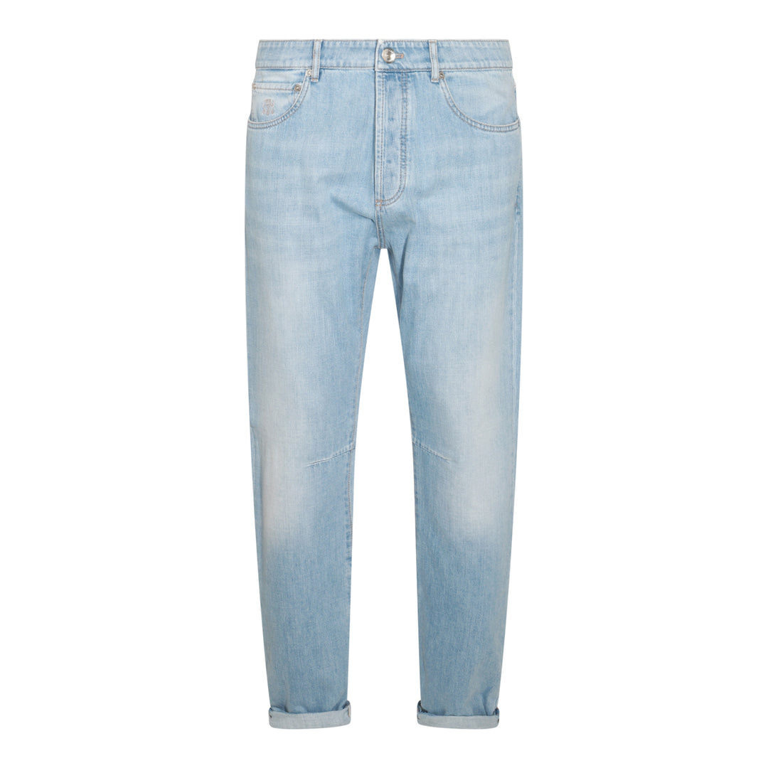 Brunello Cucinelli Jeans - DENIM CHIARISSIMO OLD | 964914a947a7ed9871d56564be5cacfde8453a44