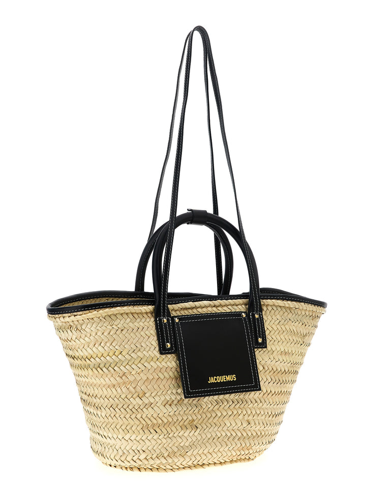 Jacquemus Le Panier Soli Tote - Nero | 630bd020a32ed998aa74567ca938230b0ad40cc5