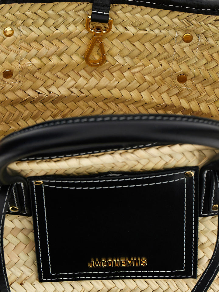 Jacquemus Le Panier Soli Tote - Nero | aaa2d92b11a4b1095c778f8e8ff85a95170c8796