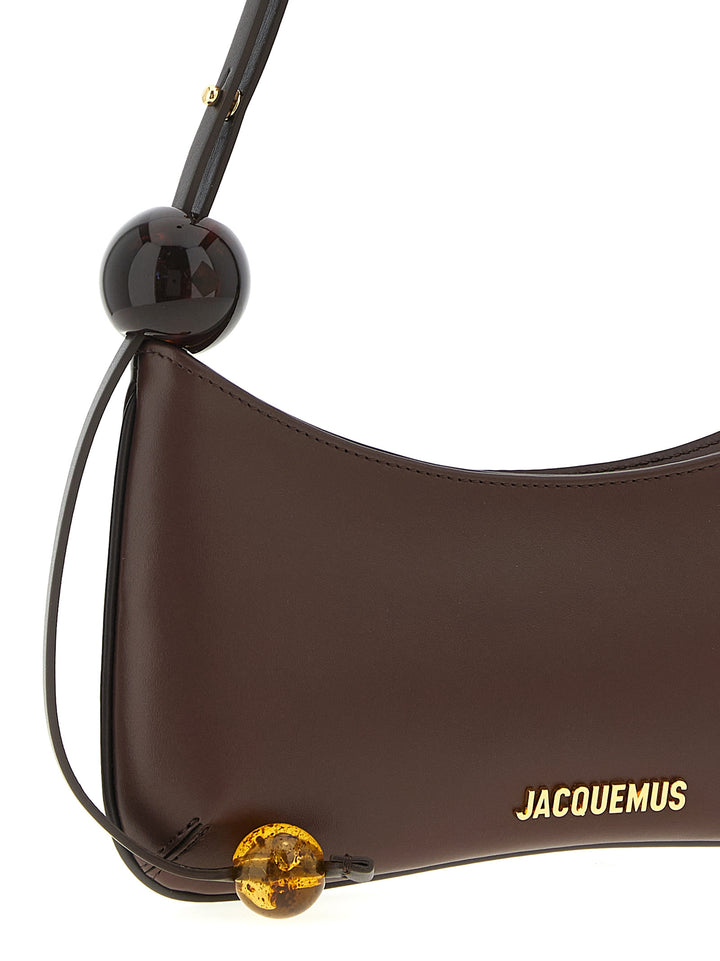 Jacquemus Le Bisou Perle Borse a Spalla e Tracolla - Marrone | cae30296d3b2daaab26fa1577139413aa1e2a339