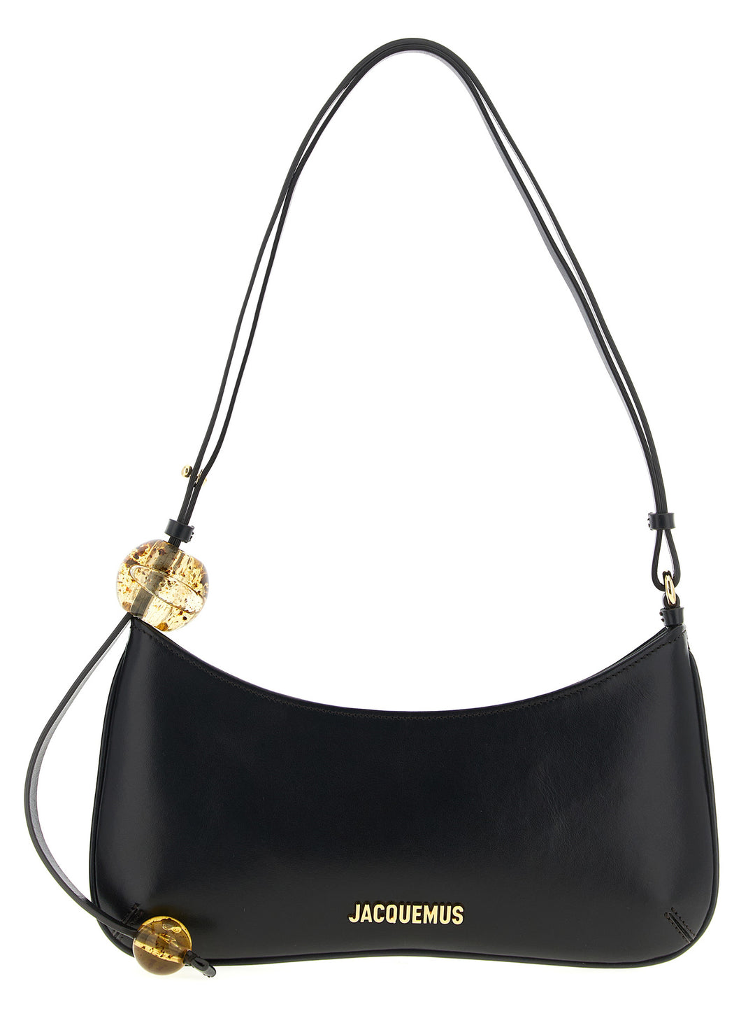 Jacquemus Le Bisou Perle Borse a Spalla e Tracolla - Nero | 07b31444c85922bf4c61afad14525373f66df883