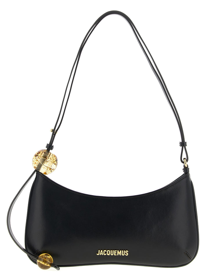 Jacquemus Le Bisou Perle Borse a Spalla e Tracolla - Nero | 07b31444c85922bf4c61afad14525373f66df883