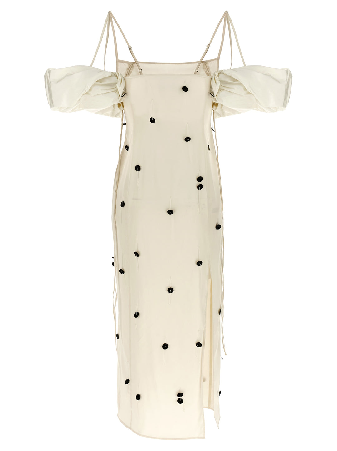 Jacquemus La Robe Chouchou Abiti - Bianco/Nero | c14be939861dd96615535e0c1ff8eeeb50a24b04