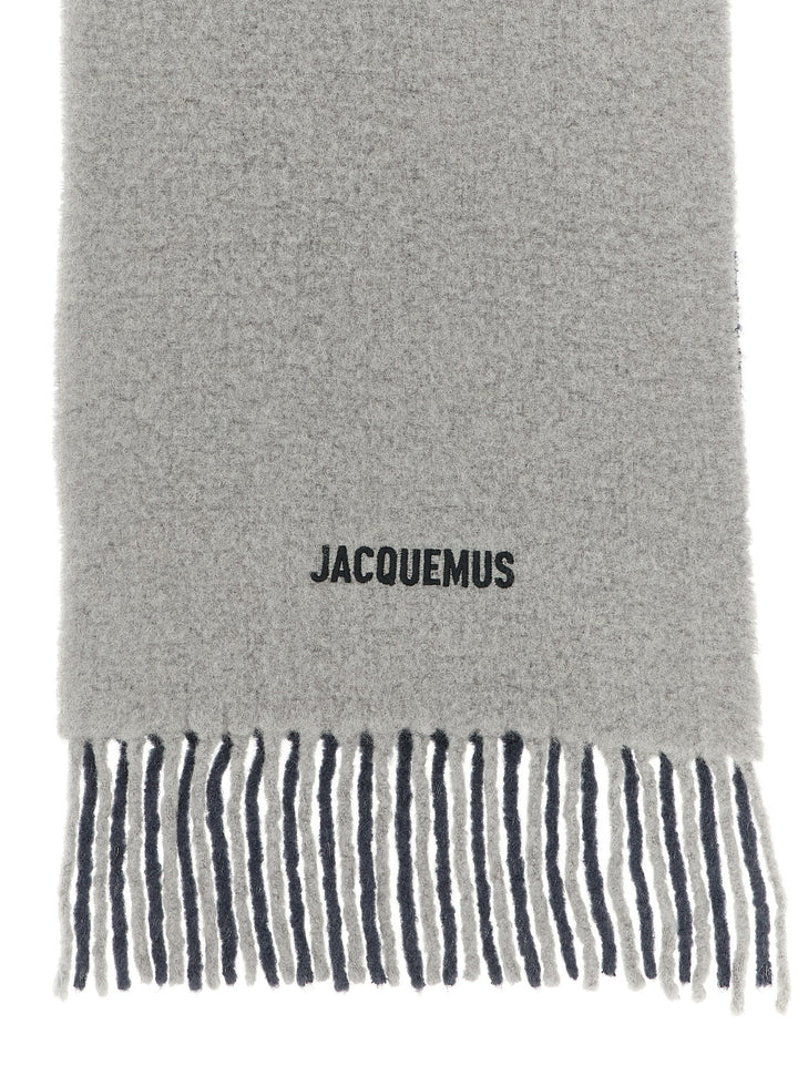 Jacquemus L Sciarpe - Grigio | 56ea86be74f52ccaeaaf4c2d6e3764b19854f43d
