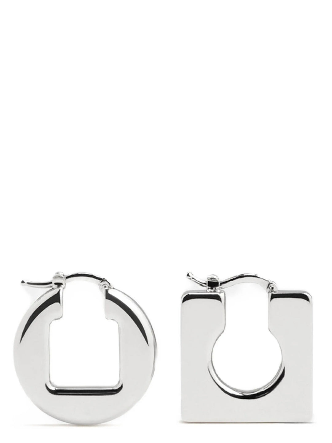 Jacquemus Les Boucles Rond Carré Gioielli - Silver | 970c6684e59839acd7c1e08d7149adedab931bcd