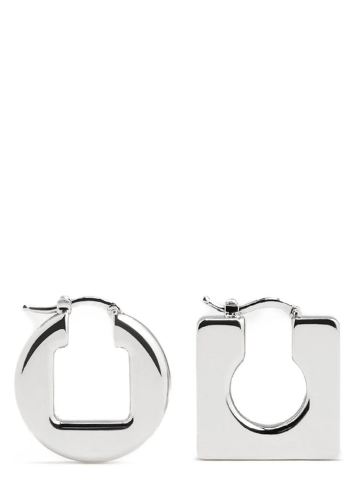 Jacquemus Les Boucles Rond Carré Gioielli - Silver | 970c6684e59839acd7c1e08d7149adedab931bcd