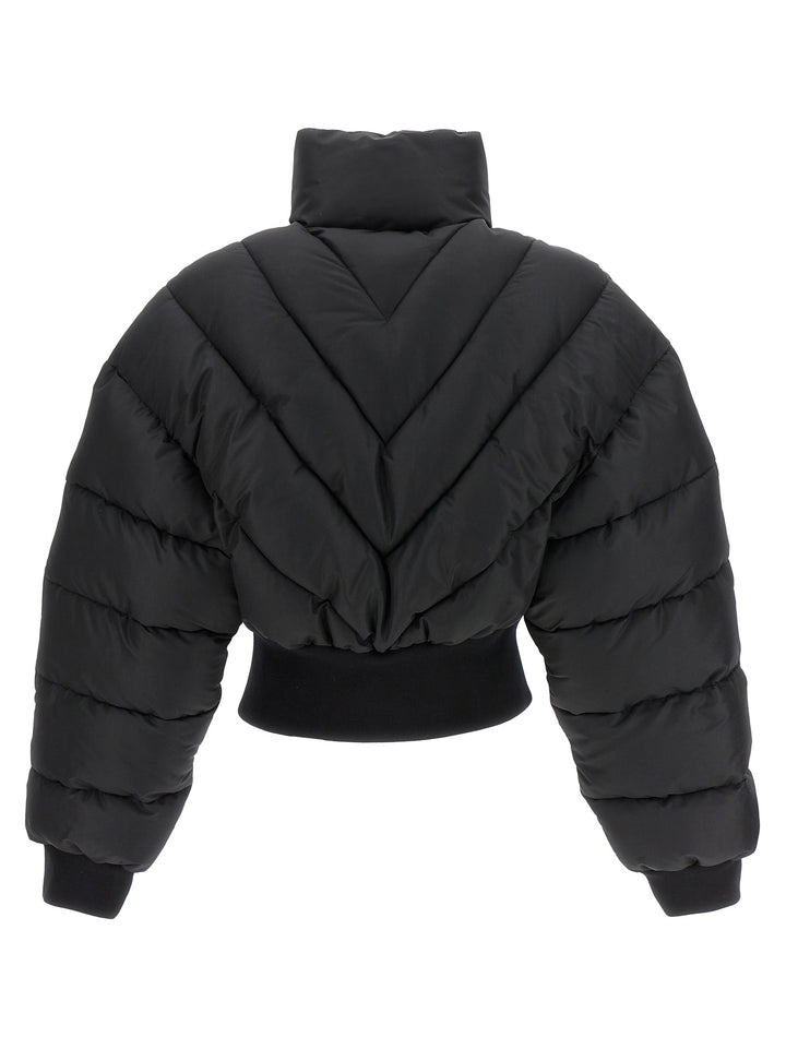 Cropped Puffer Jacket Giacche Nero