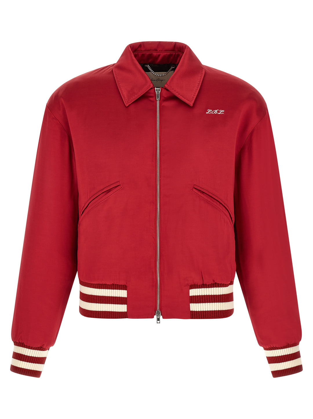 Second/Layer Aces Satin Club Puffer Jackets - Rosso | a689d9177f99c6b5f3aaf90790e67a3d3075941b