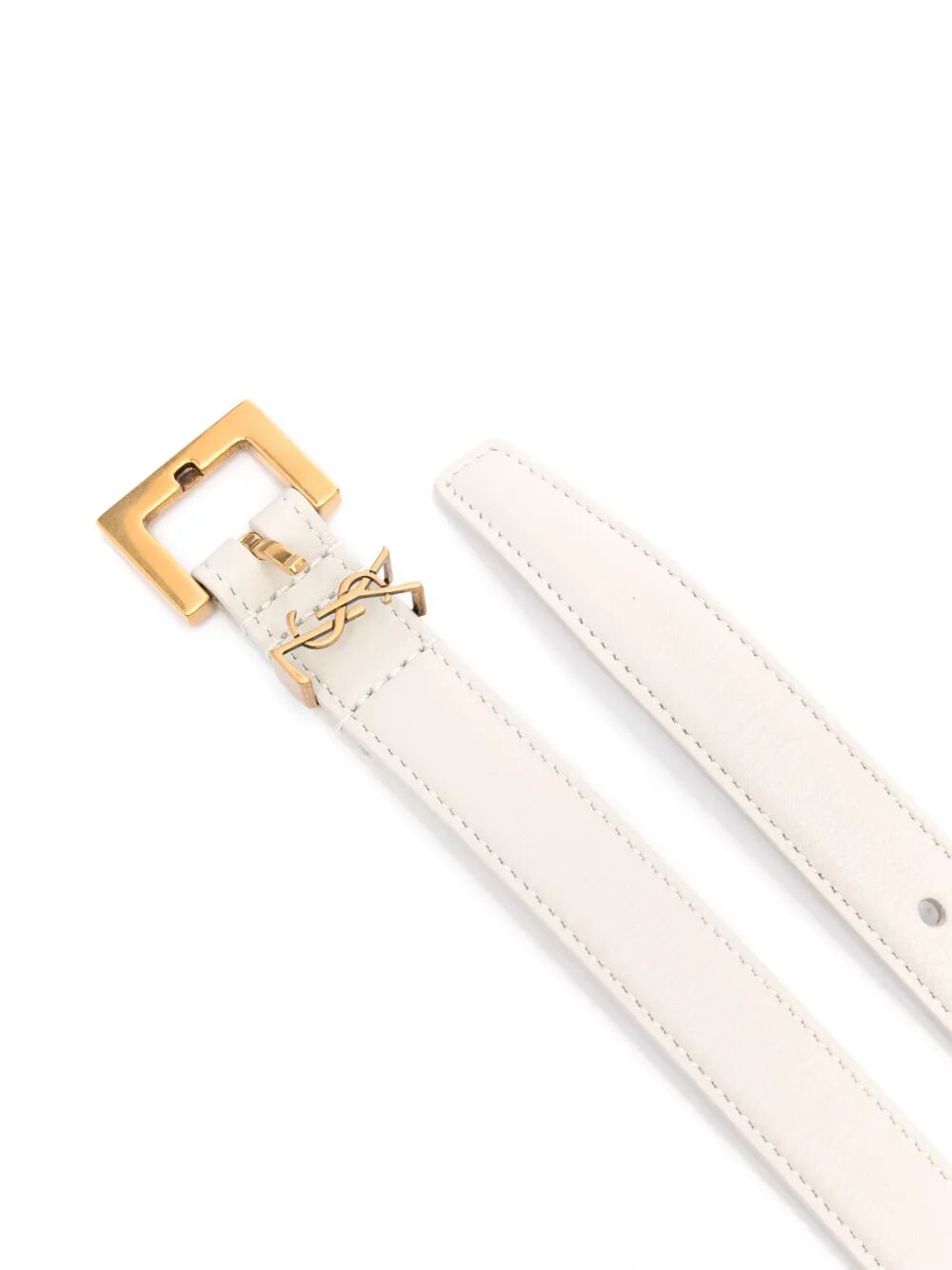 Saint Laurent Paris Cinture - Bianco | 4b45dad37885e21f114f5604ced0621b35634715