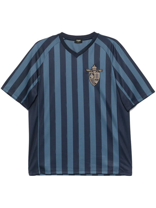 T-Shirt Fendi Club In Tessuto Pequin