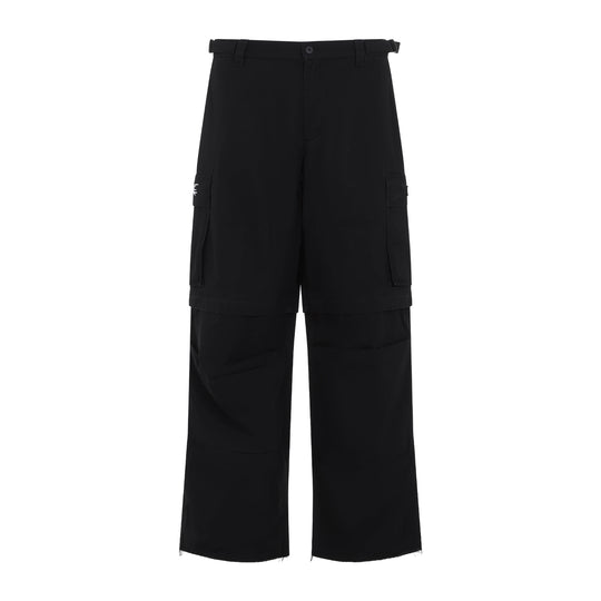 Black Intermission Cargo Cotton Pants