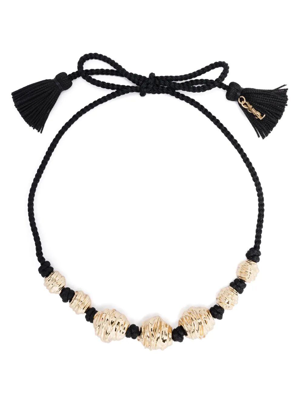 Saint Laurent Paris Collana - Nero | fe8dadc3a1b242cd549d40df2435d69c639d2276