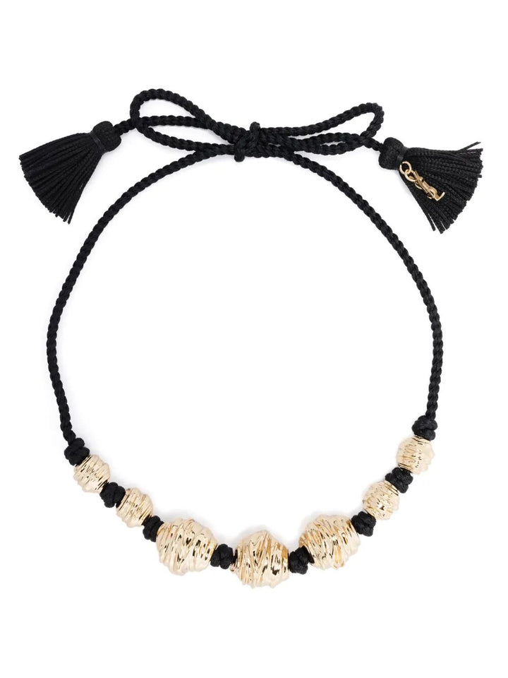 Saint Laurent Paris Collana - Nero | fe8dadc3a1b242cd549d40df2435d69c639d2276