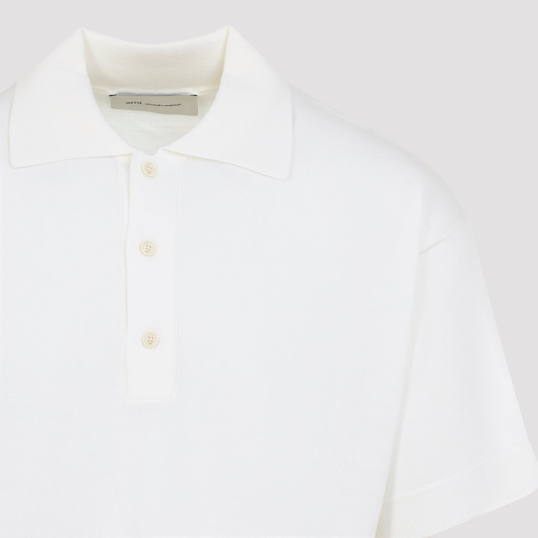 Ami Paris Polo - Bianco | 2ade3572667679e1125a18e06ebfd36360ff5c76