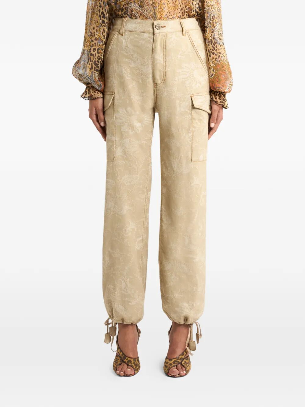 Etro Wide leg - Nude & Neutrals | 6f6c0a694b8bf9e8cef95bcbb29dca02e4f054ee