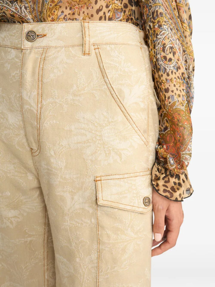 Etro Wide leg - Nude & Neutrals | 8967b74d3bc402782cd38b3342fabe54888eff44