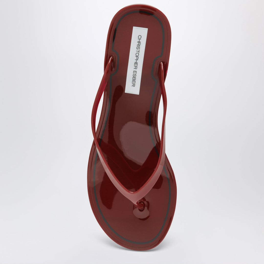 Christopher Esber Scarpe - Rosso | 021626296817d23a8c3d2ee471d04d889e2b31da