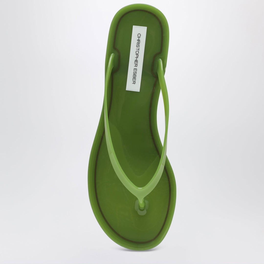 Christopher Esber Scarpe - Verde | 8e8990b74c381577caf10e96334477ca3e01fbac