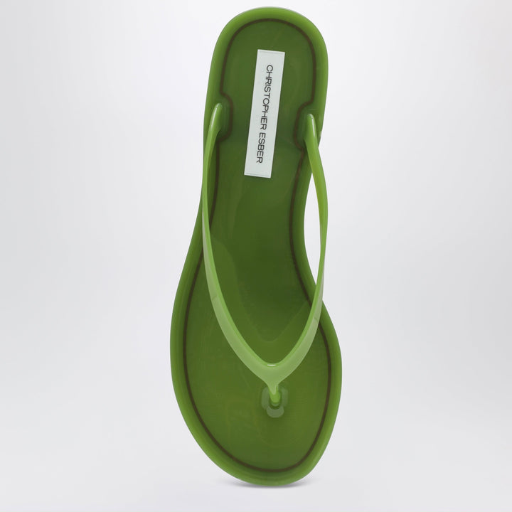 Christopher Esber Scarpe - Verde | 8e8990b74c381577caf10e96334477ca3e01fbac