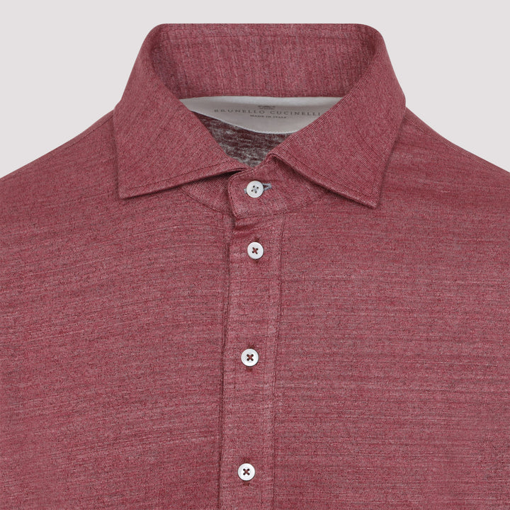 Brunello Cucinelli Polo - Rosso | 1ce0f23305815caab2853d6a98799b5a7240be26