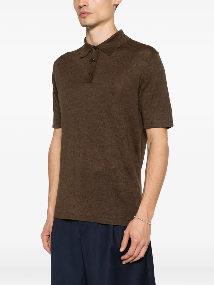 Roberto Collina Polo - Marrone | 67fae237a8433a9a22bb4b5459b1bb02745ffd46