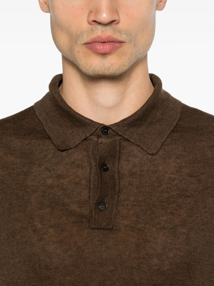Roberto Collina Polo - Marrone | 0f6b16eabcf19c4f740d7ff49ee4077272df634a