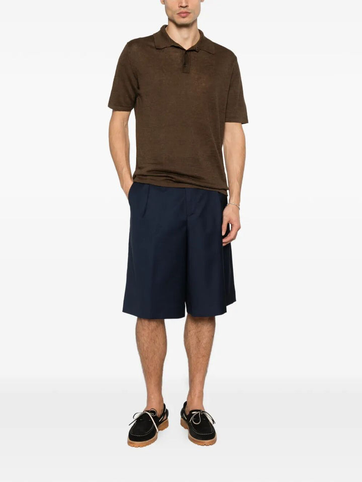 Roberto Collina Polo - Marrone | 68d78c0df75ed407d11359ff8a6fb9fb0dcb688f