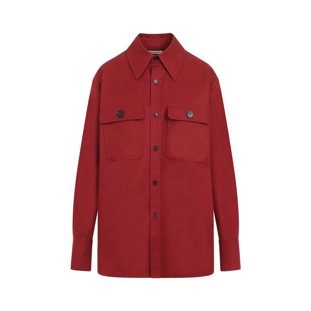 Saint Laurent Shirts - Rosso | beee7d8e84982b49adaef080da461cab6d4c0056