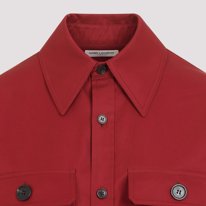 Saint Laurent Shirts - Rosso | bd534d422b7e6058e7096f08c1d63edb0958fcc4