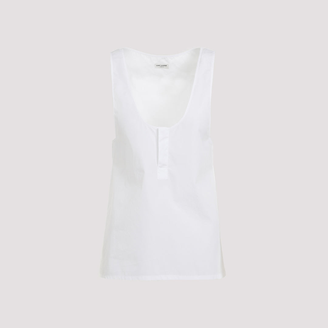 Saint Laurent Top - Bianco | 8a103cc4ca1d16ade0c68b612b060fad80cb02bf