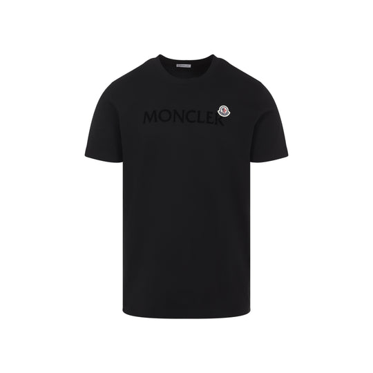 Black Cotton Short Sleeves T-Shirt