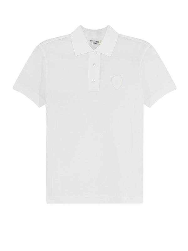 Cotton Blend Polo Shirt