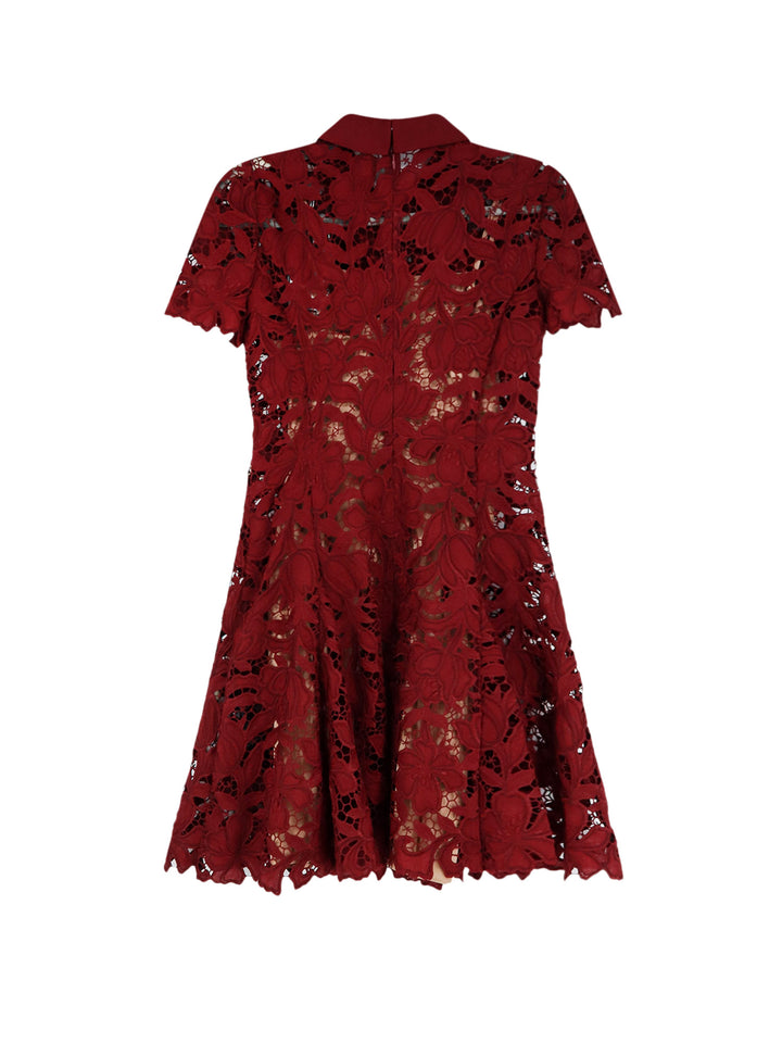 Self Portrait Dresses - BURGUNDY | a64008004df8475e5892c6c01fd18a9e2785ad64