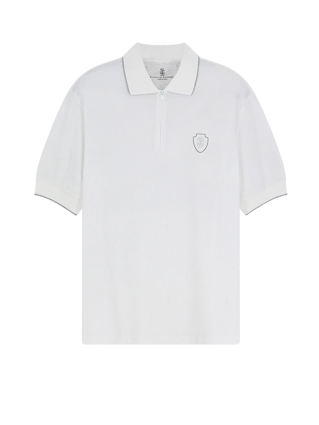 Brunello Cucinelli T-shirts and Polos - BIANCOACCIAIO | 3530ea3e6c75a8f7787e966d221ead29ed66f866