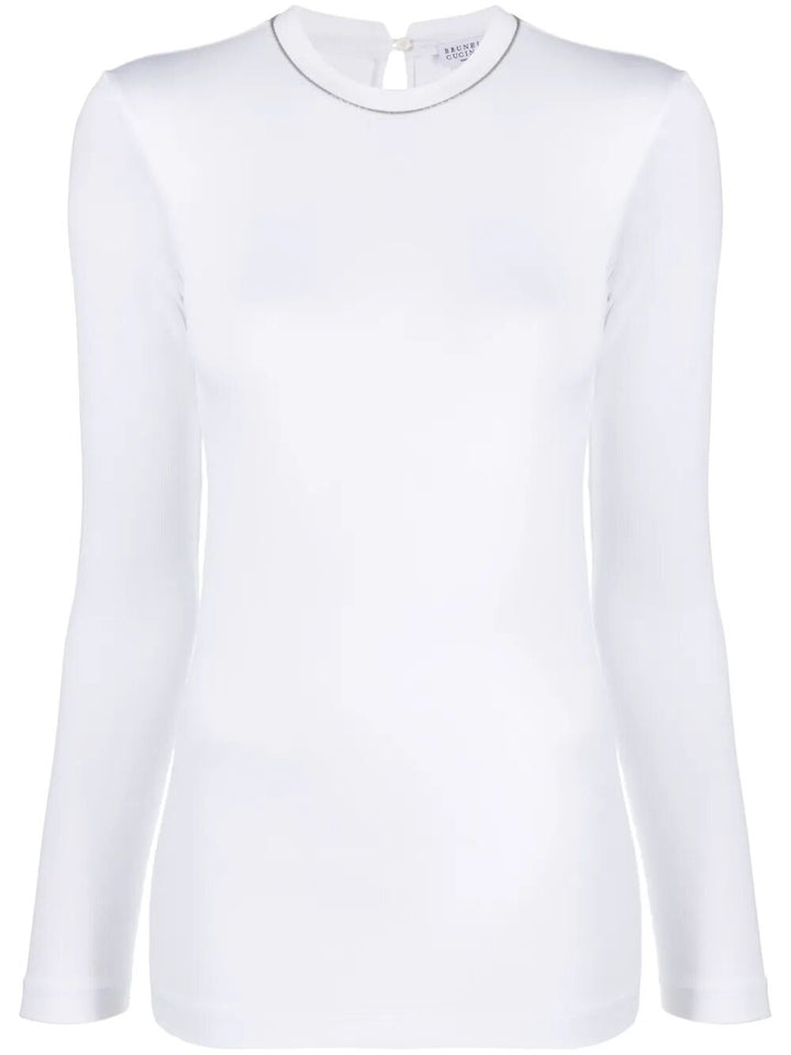 Brunello Cucinelli T-SHIRT - Bianco | 5b428d46492871b08e0b747a07ca0191945e1f56