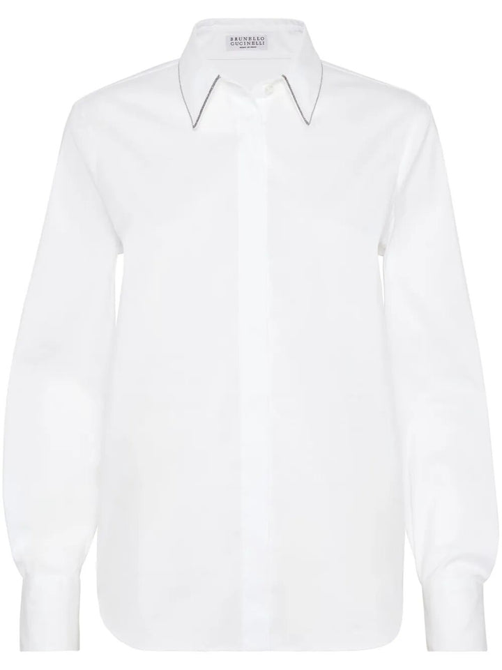 Brunello Cucinelli Plain - Bianco | c3a5ccf697cfcb79dfe386af596bdfc30a4b080e