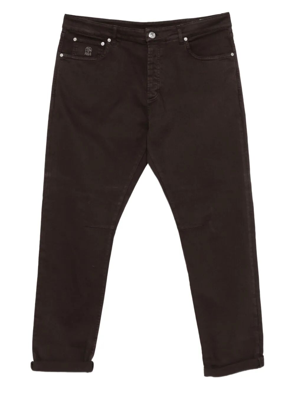 Brunello Cucinelli Straight leg - Marrone | b82267513fe3e14f80f4246d67585e2fa7932870