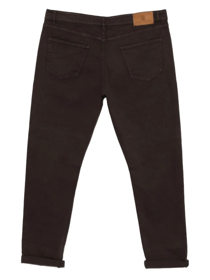 Brunello Cucinelli Straight leg - Marrone | c3c2f06372bbf76d4e7820f246648b26cc53167b