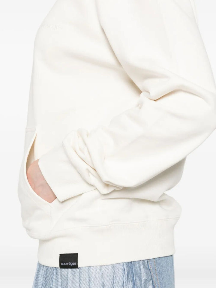Courreges Hoodies - Nude & Neutrals | df105acabb566e955c9391cbe6e07ac39699aaaa