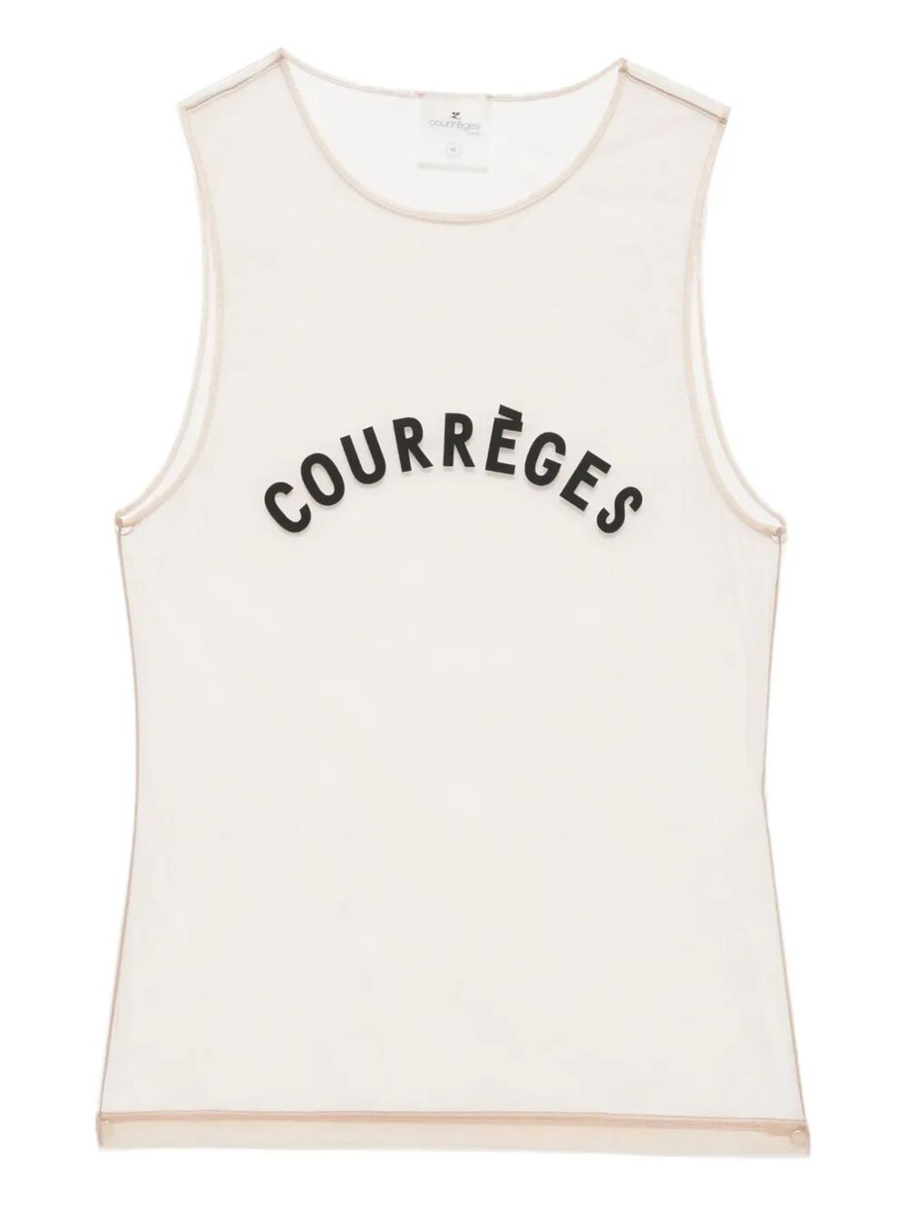 Courreges Top - Nude & Neutrals | 58ced3c08ed9b1d0d18dcfc2f96dec390aa49591