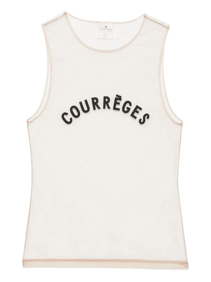 Courreges Top - Nude & Neutrals | 58ced3c08ed9b1d0d18dcfc2f96dec390aa49591