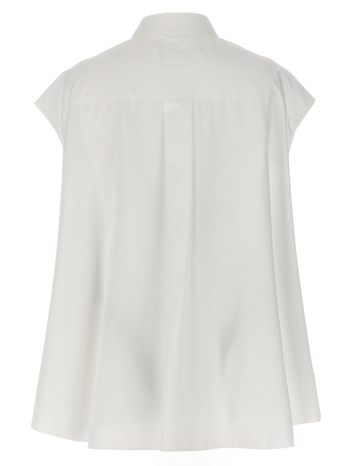 Sacai Overlay Shirt Camicie - Bianco | 64313b6d51644dbe42edf243653c9d094d38e449