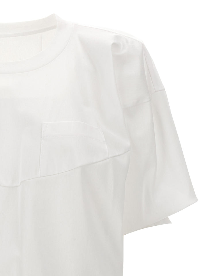 Jersey T Shirt Bianco