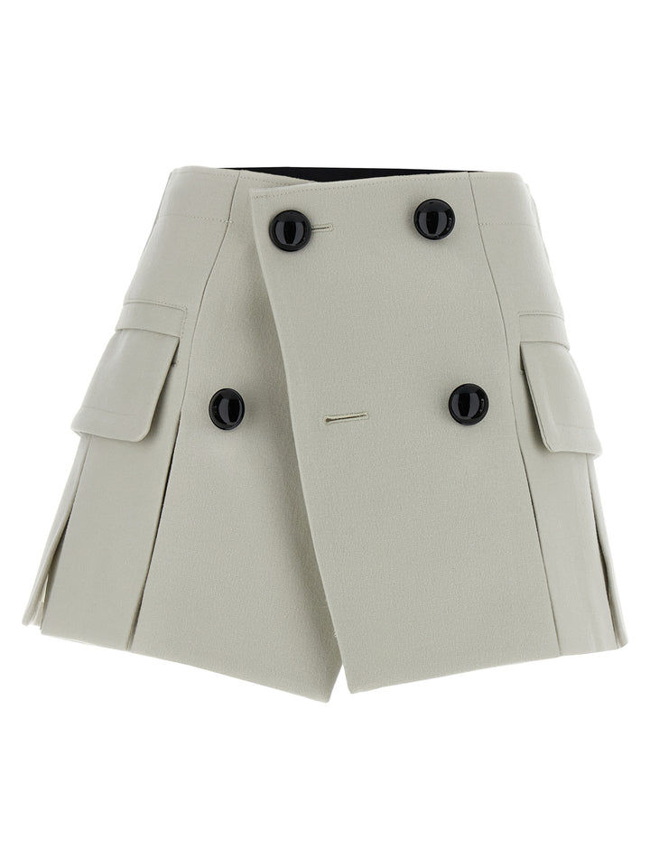 Sacai Melton Bermuda e Short - Grigio | 1c34dc00aa3cb9a47a2bc935e34cc5c9bb79cc7f