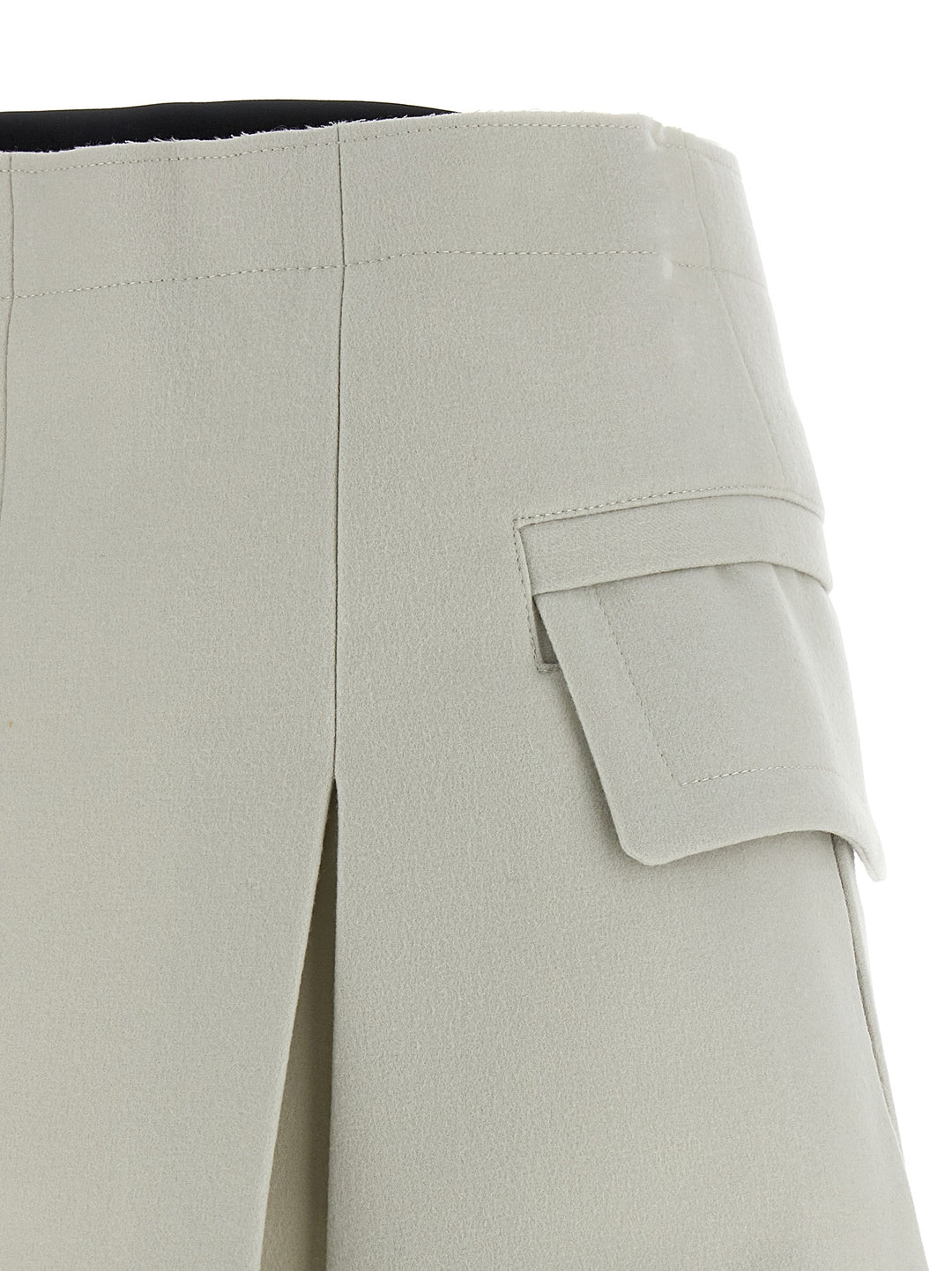 Sacai Melton Bermuda e Short - Grigio | cf4bcbf09d30b2bdc0d2d9a41898c25dfdb38cee