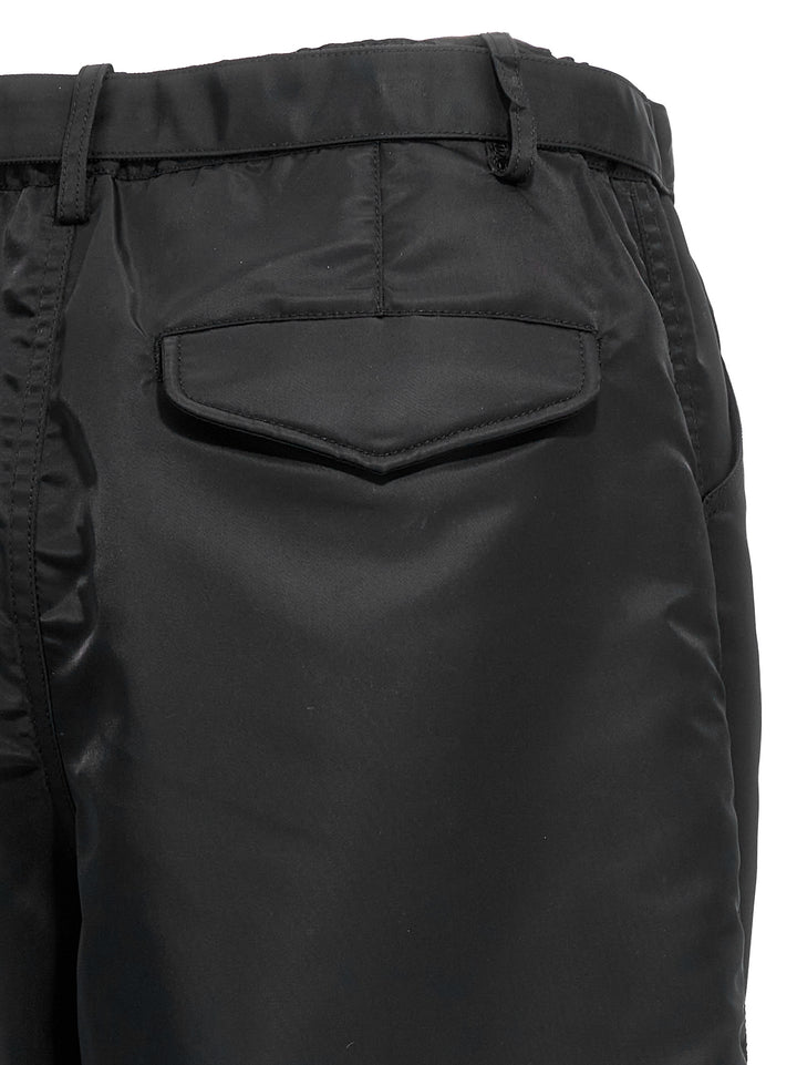 Sacai Nylon Twill Pantaloni - Nero | 2bcb41b969ec495d3fbb43400a1ac9519d2dc1f9