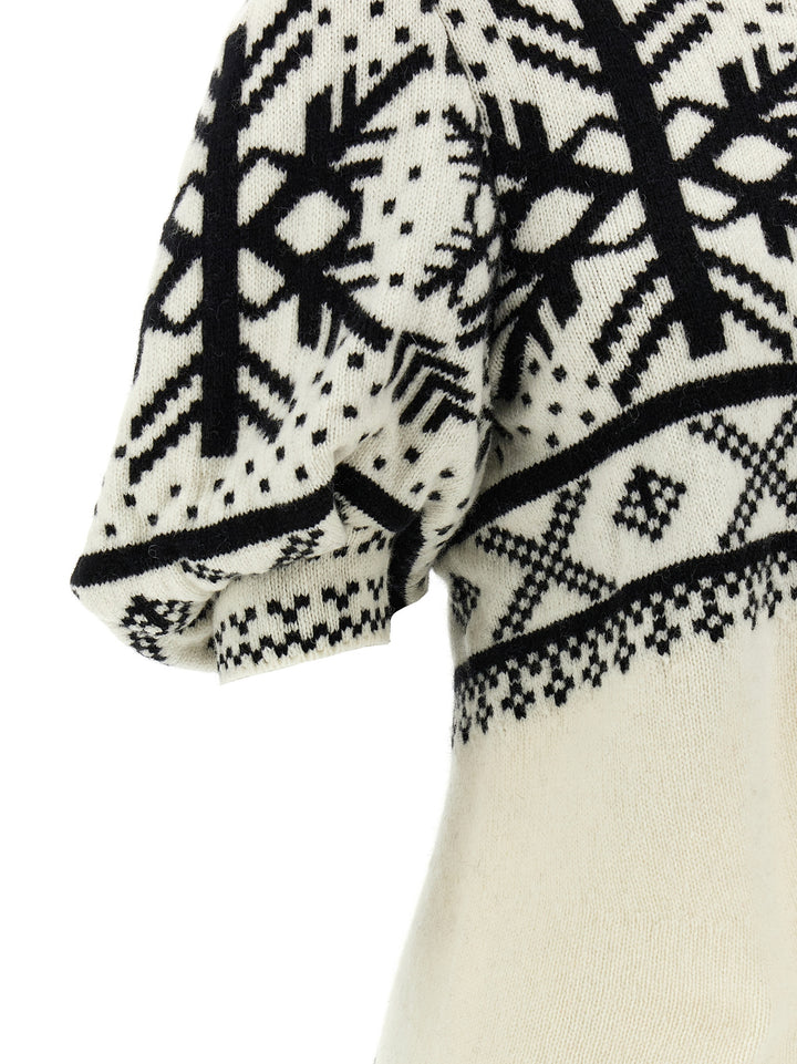 Sacai Jacquard Sweater Maglioni - Multicolor | 65d1a74e22dabfa1bb614ab65ddc290a691c1174