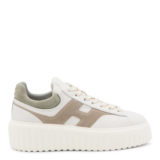 Sneakers Bianco/Tortora/Verde