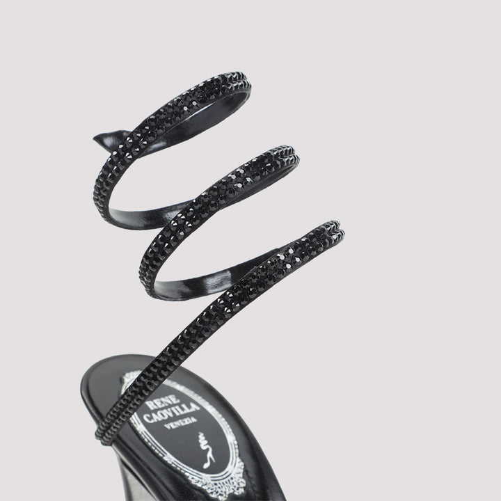 Rene` Caovilla Sandali - Nero | 12f576311332134b93b32c0b86b43ef12dee07fc