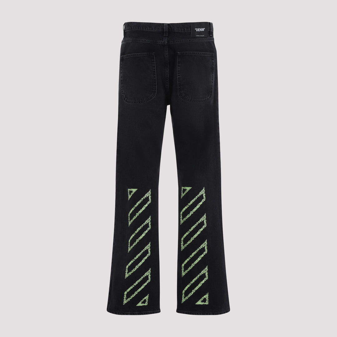 Off White Jeans - Nero | f6140a38a7ea3abc61d71d8d4abc8685ca0ae82a